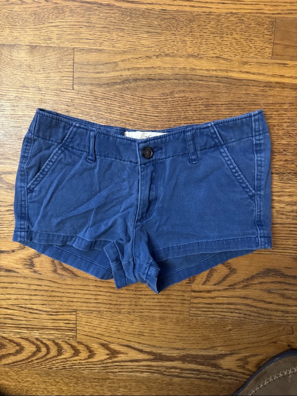 Hollister Blue Short Cotton Shorts size 00
